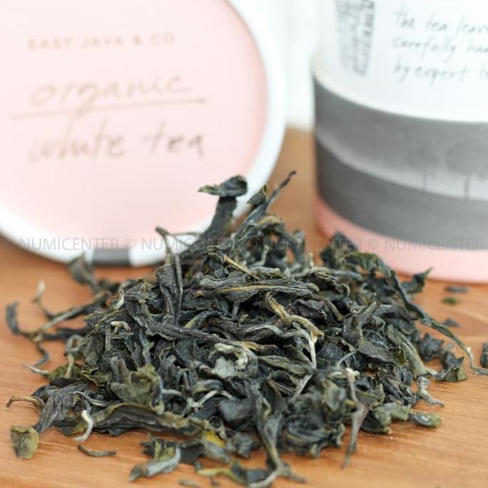 

Organic White Tea Twisted Loose Leaf Teh Putih Organik EAST JAVA CO
