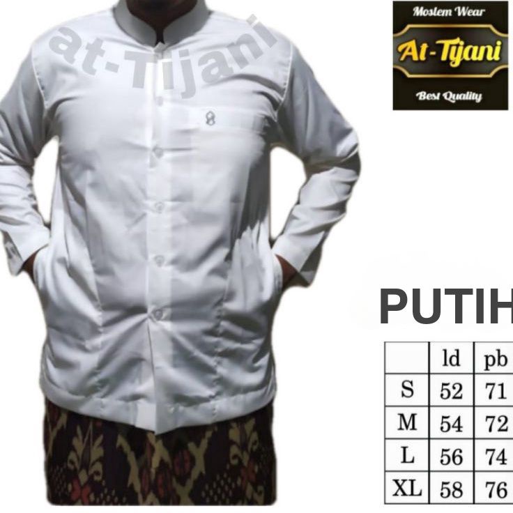 Terlaku baju muslim//koko terompah at tijani semi jas pria dewasa