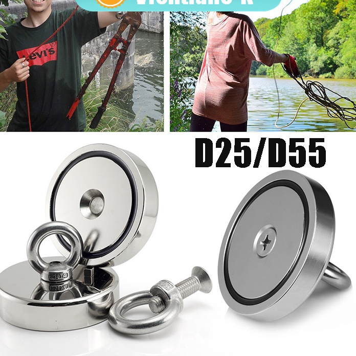 Terkini D25 D55 Strong Magnet Neodymium Magnet Fishing Magnet bulat