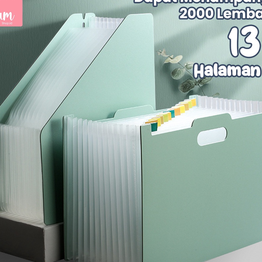 

(12»Z㊛/B) Standing file A4/ File folder document bag/ Tas dokumen file 13 sekat /berrkualitas!