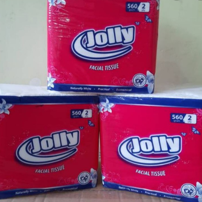 ➦✫✢ Tissue jolly 560 gr/ tissue facial jolly 560 gr tissue kiloan murah Stock Banyak