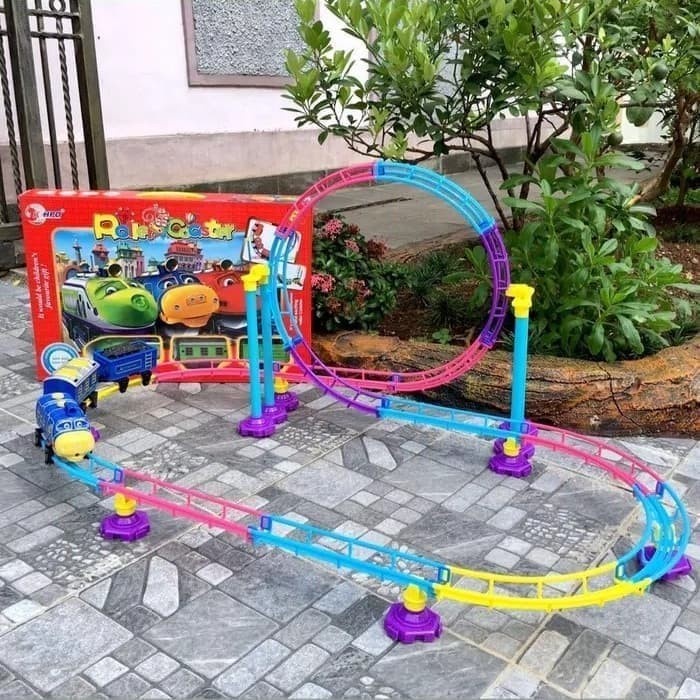 DISKON SPESIAL MAINAN ROLLER COASTER CHUGGINGTON BATRE - TRACK KERETA ANAK EDUKATIF TERLARIS