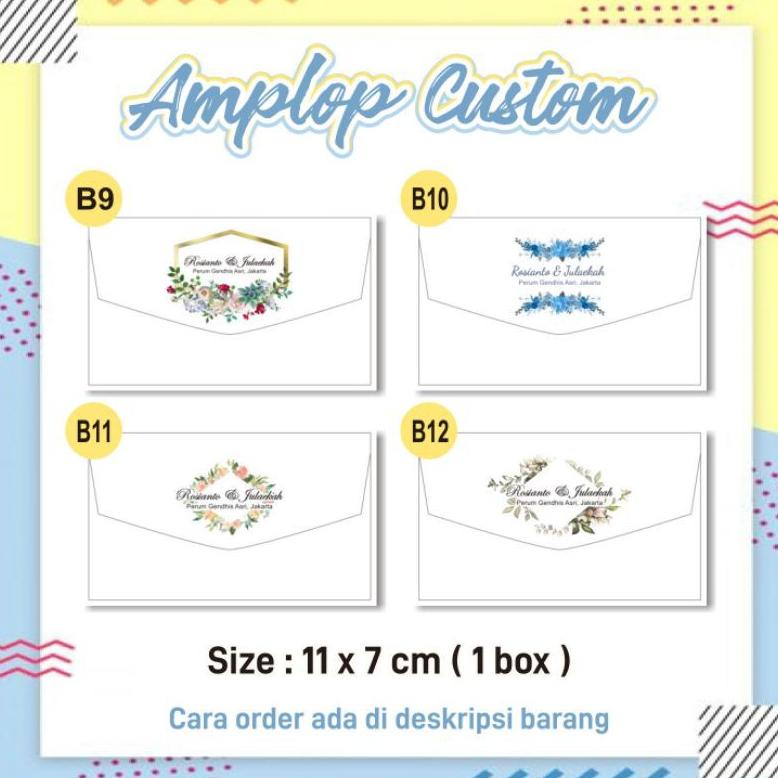 

ERA119 Amplop Custom Nama Amplop Kondangan Custom +++