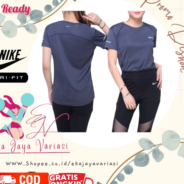 PROMO Baju olahraga fitnes lari senam gym renang kaos "WANITA"/ladies Nike(NK) #newmodel kaos wanita