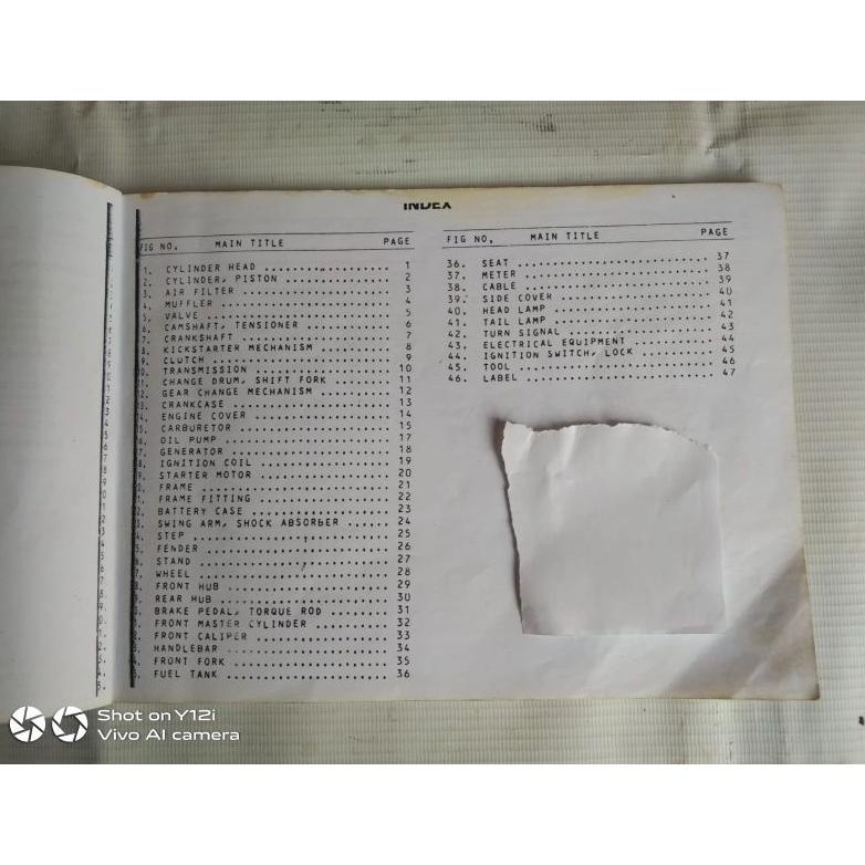 ERA123 buku part parts katalog pemilik owner manual book panduan pegangan pedoman reparasi kawasaki 