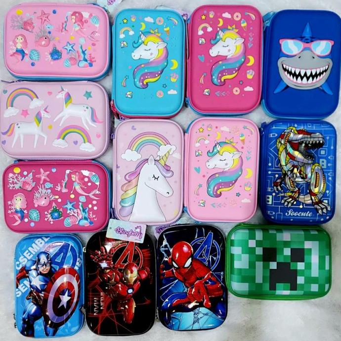 

Kotak Pensil Unicorn 3D tempat pensil smiggle unicorn kado anak