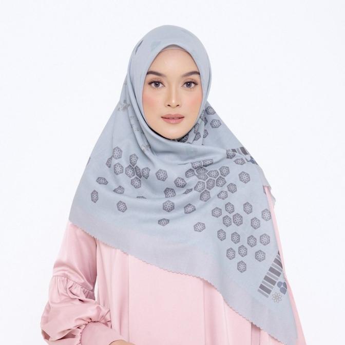 Sale BIA x Revalina S Temat - Elva Turquoise Scarf - Edisi Yunani Termurah