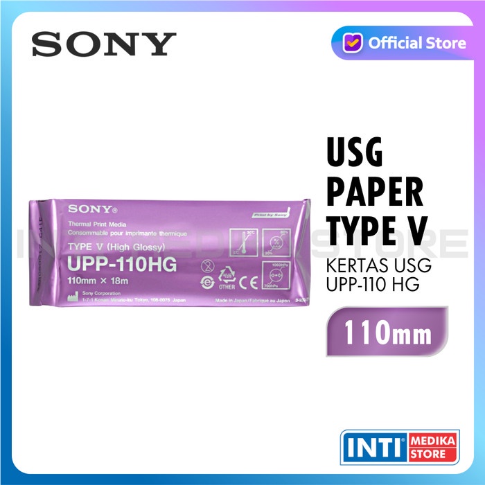 

SONY - Kertas USG Type V Paper UPP-110HG Thermal Print Media TERMURAH