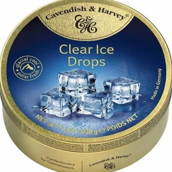 

*$*$*$*$] Cavendish & Harvey Clear Ice Drops 200gr - Permen Rasa Segar&Dingin