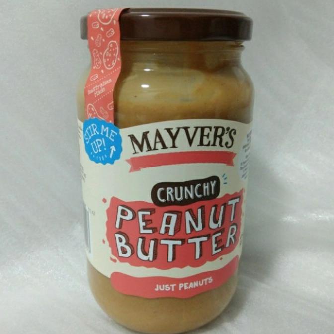 

Produk Unggulan] MAYVER'S Crunchy Peanut Butter 375gr -Selai Kacang Tanpa Gula