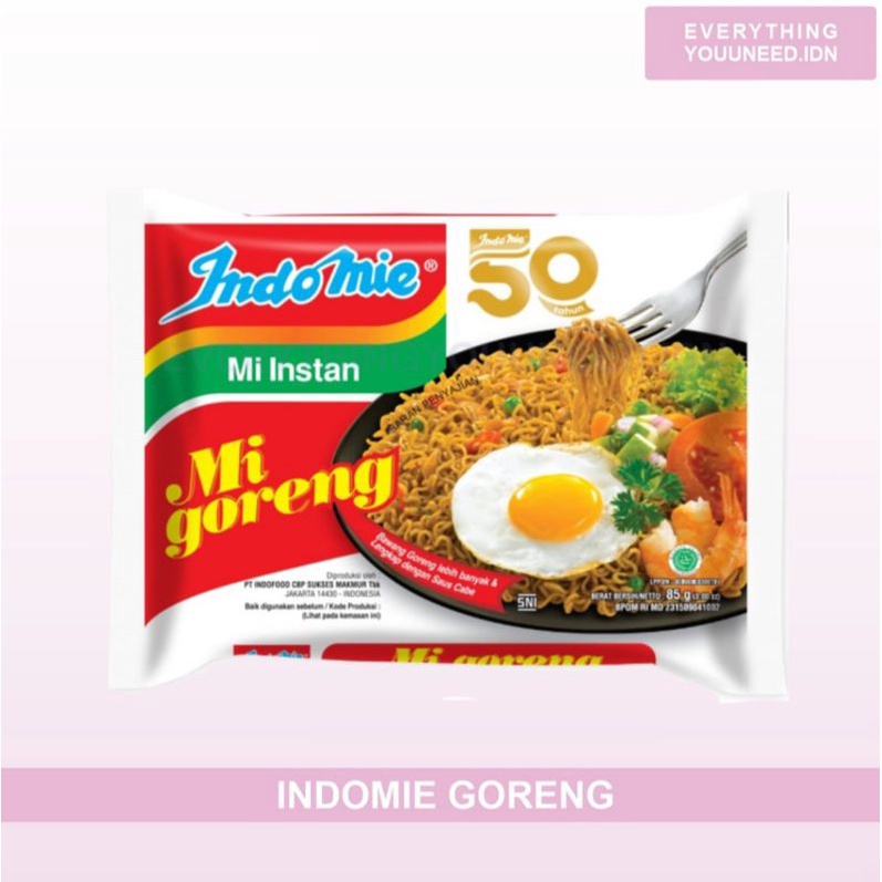 

Indomie goreng 5 buah