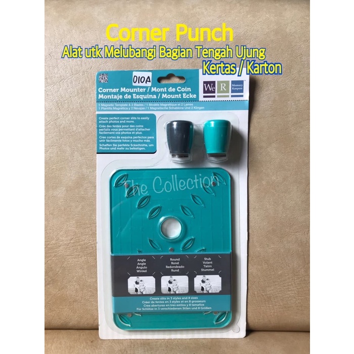 

Bestseller Cr4 Corner Mounter Punch Ujung Kertas Bingkai Foto Craft 71279 Scrapbo