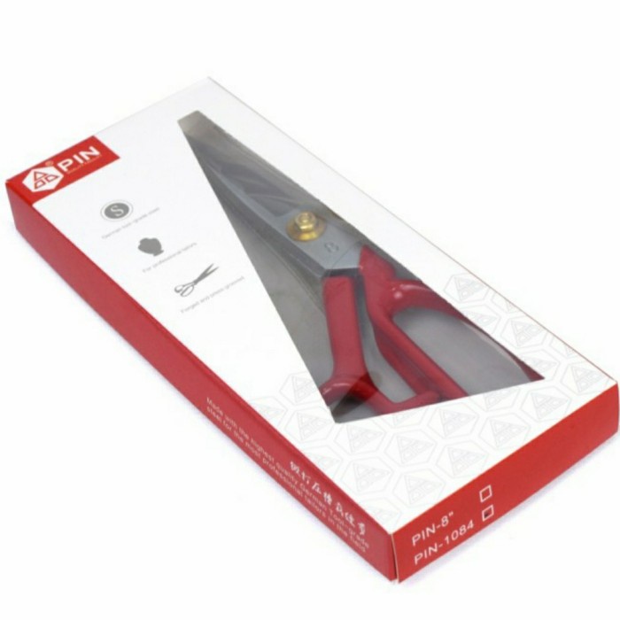 

Bestseller Gunting Potong Bahan Pola Kain Pin 8 Inc Merah