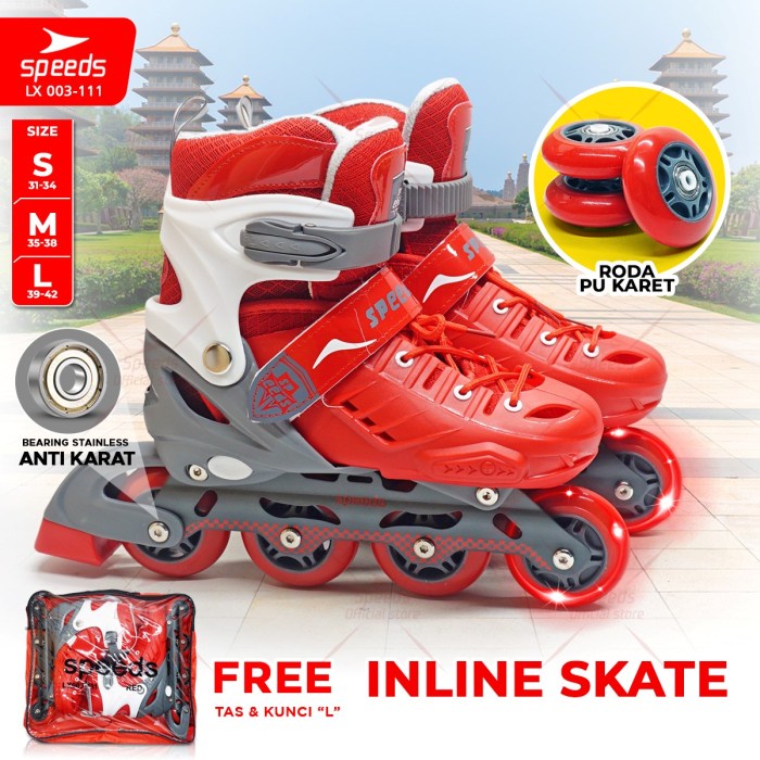 Bestseller Sepatu Roda Dewasa New Inline Skates Interfun Freestyle Comfortable