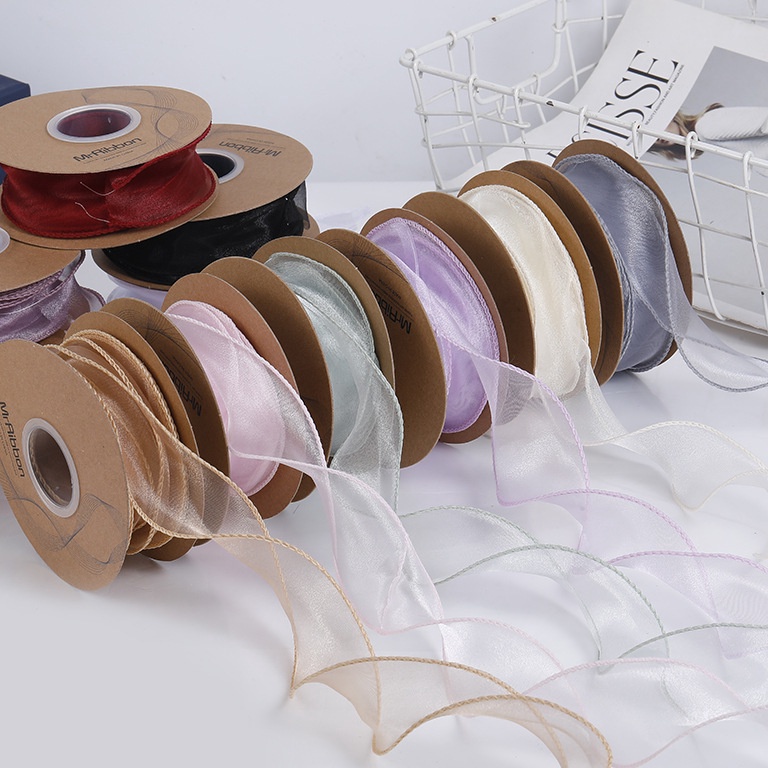 

GVA [1 ROLL 10 Yard] Pita Korea Fishtail Ribbon / Pita Gelombang / Pita Kado / Pita Dekorasi / Pita Hampers / PITA BOUQUET | Ribbon fish tail list gold 39