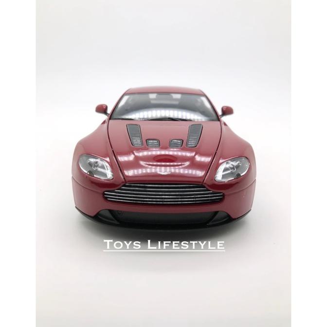 Gratis Ongkir Welly Diecast - Aston Martin V12 Vantage (Merah) Limited Edition