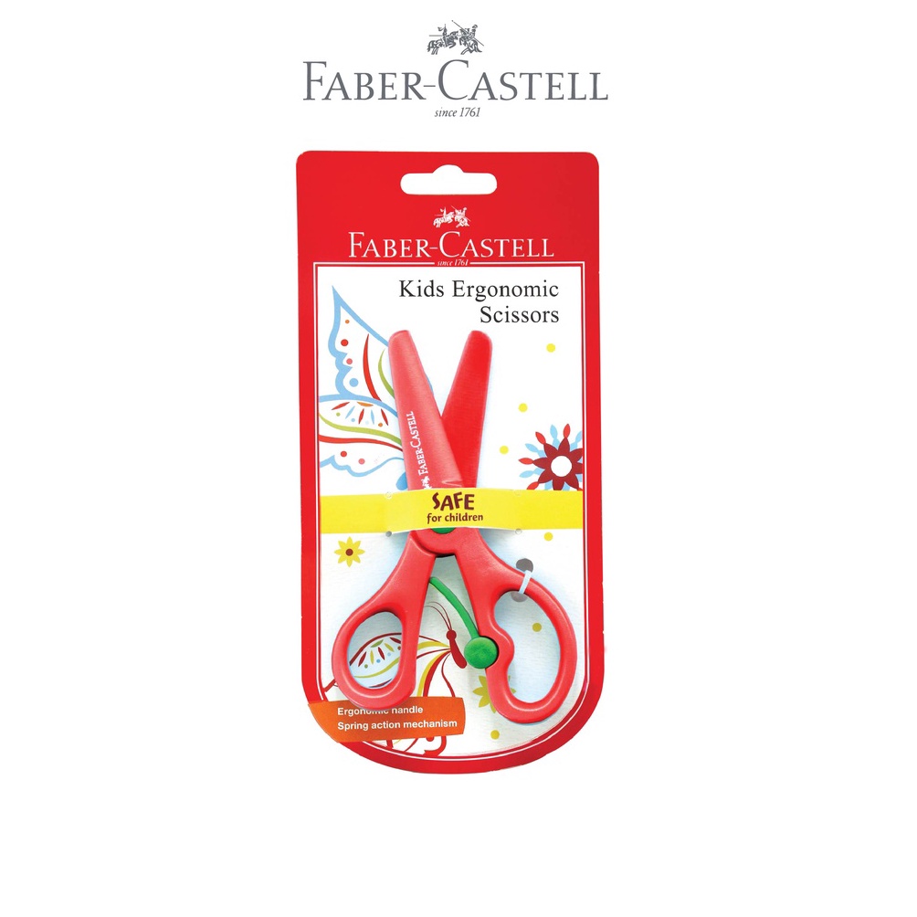

[PRODUK QRYI982] Faber-Castell Kids Ergonomic Scissors ✤Harga Murah
