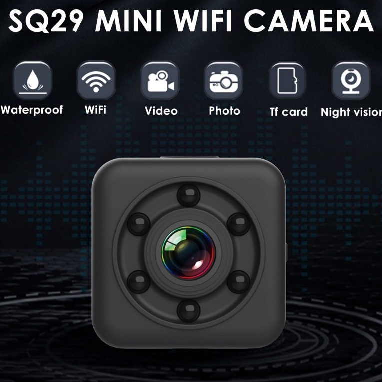 (P83❣) Spy Cam Mini Camera Kamera SQ29 Wifi Action Cam Adventure - SYS➲..