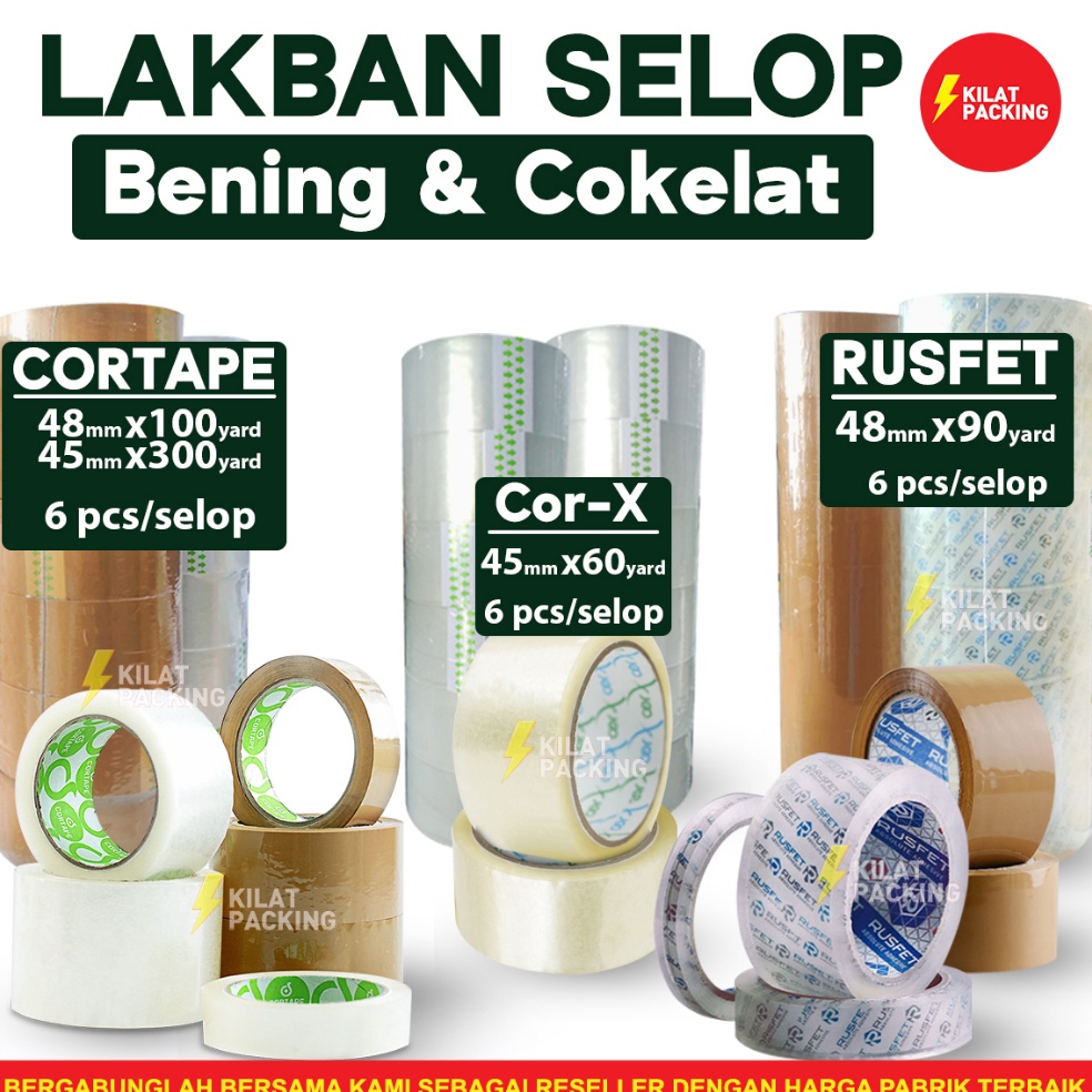 

37 Lakban Cortape Plakban Selotip Lakban Ekonomis Termurah Selop t6p7l