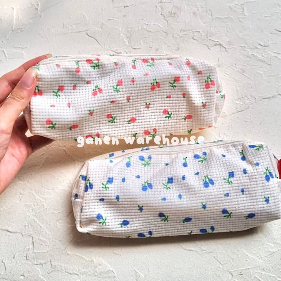 

[PRODUK MLQjk76] [GW] Tempat Pensil Motif Bunga Kotak Pensil Flower Baru ▽▔