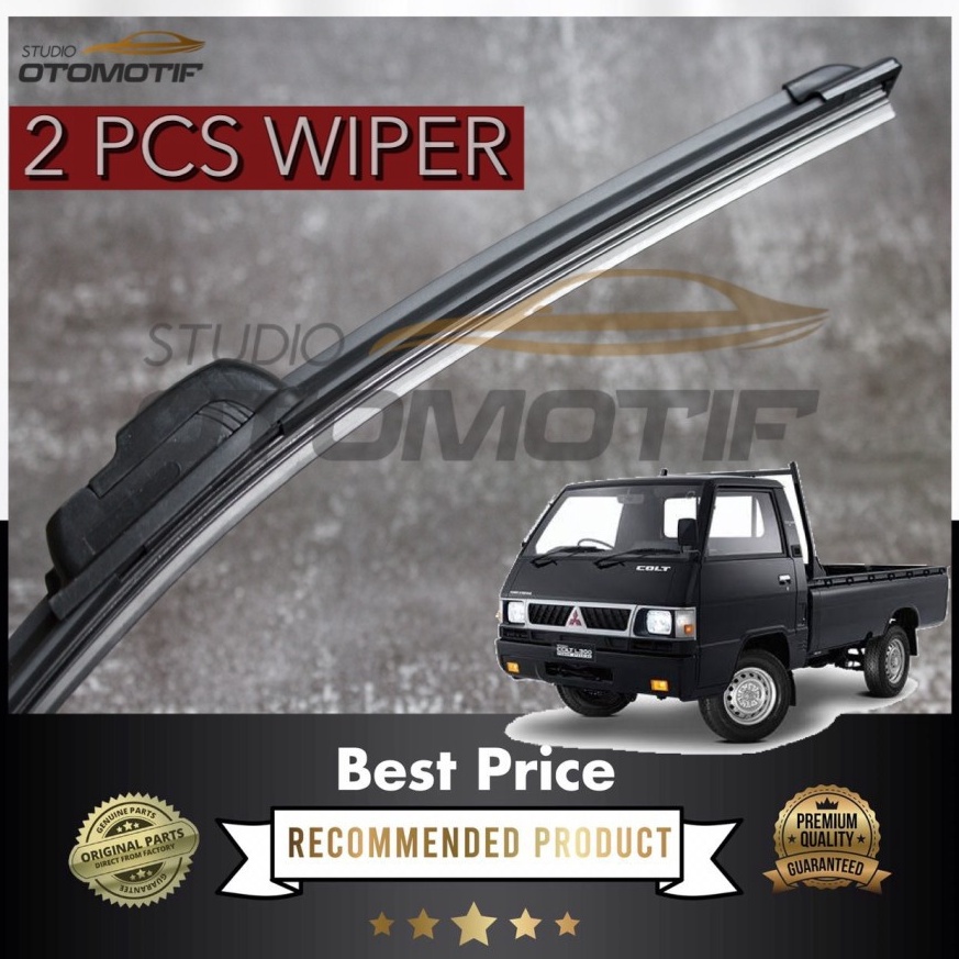 Paling Dicari.. WIPER L300 COLT FRAMELESS / WIPER MOBIL L300 PISANG 2PCS