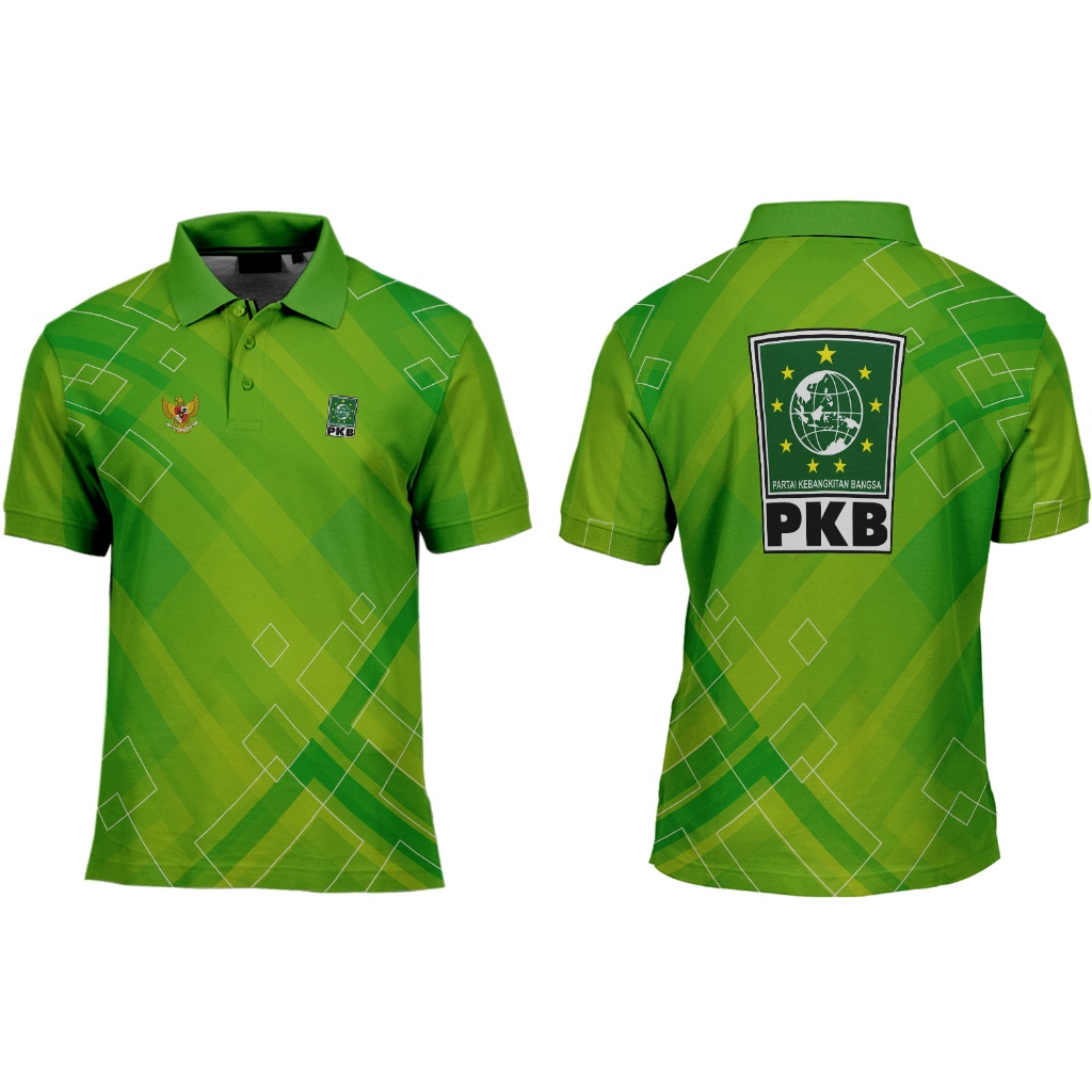 Baju Kaos T-shirt Partai PKB Pemilu 2024 Fullprint Terbaru Art 2 BOB2100