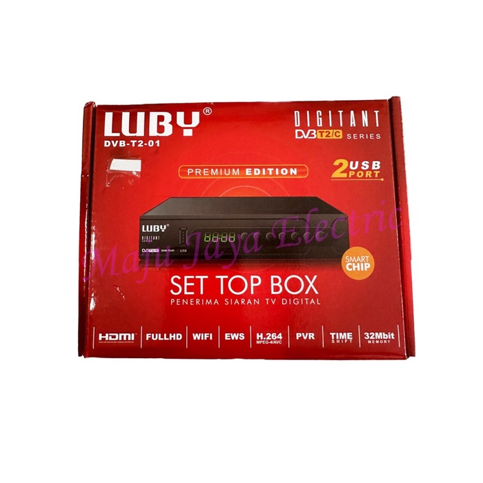 Set Top Box STB Luby Penerima Siaran TV Digital Setop Box