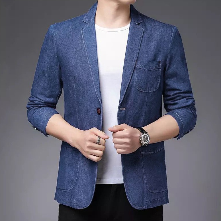 Paling Popular.. [blazer sean OT] blazer pria santai jeans 62