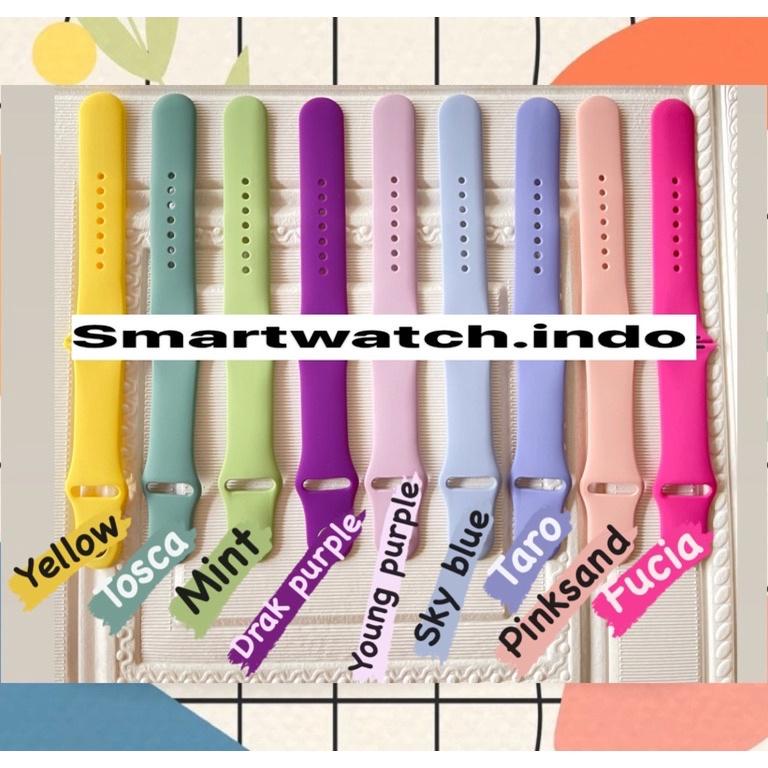 Ready Premium Quality Strap Untuk Smartwatch Iwo Hw 49 45 44 42 41 40 38Mm Tali Jam Tangan Sport Ban