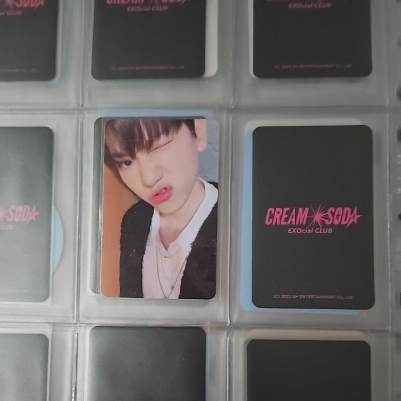 EXO baekhyun bbh pb E photobook pc photocard official cream soda exist