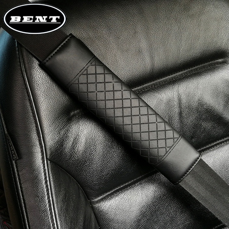 ➫ Sabuk Pengaman Mobil/Sarung Seat Belt PU Kulit Mobil Pelindung sabuk Pengaman Acsesoris ❂ ✿ -