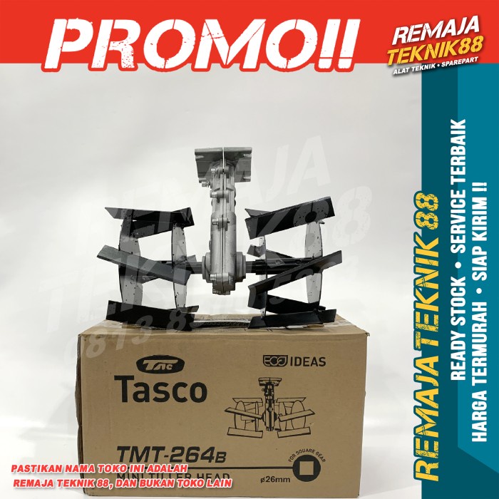 Mini Tiller Head Tmt 264 B / Kepala Gear Tasco / Bajak Sawah / Traktor Murah
