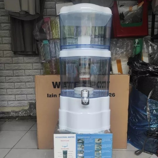 Bestseller Mineral Pot Water Sistem / Dispenser Penyaring Air Minum 35 Liter
