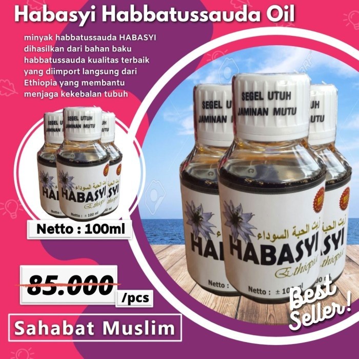 MINYAK HABBATUSSAUDA HABASYI 100ML HABBASYI OIL ETHIOPIA HABATUSAUDA