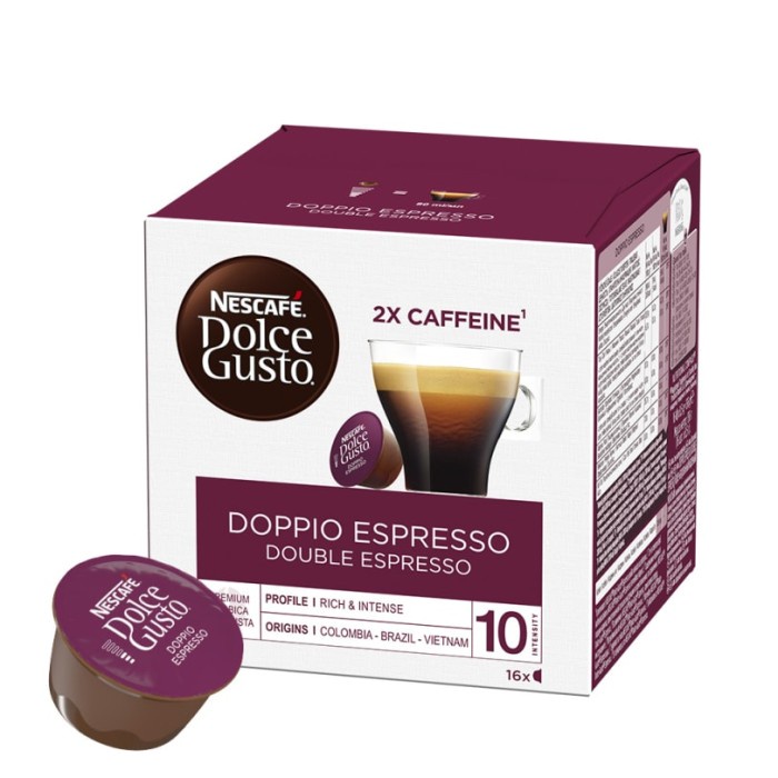 

Nescafe Dolce Gusto NDG Double Espresso Coffee Capsule Kapsul Kopi