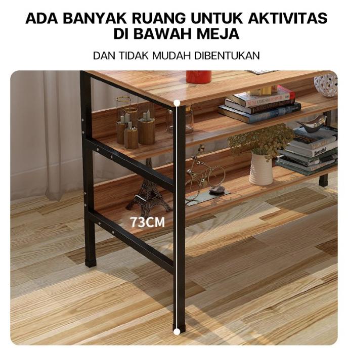 meja laptop minimalis kamar aesthetic murah rak serbaguna meja kamar