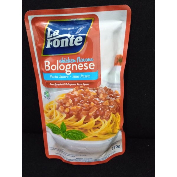 

Lafonte bolognese saus pastan chicken 290gr (termurah)