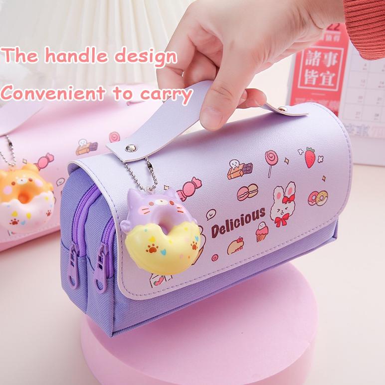 

Qnd385 Kotak Pensil Dekompresi Perempuan Lucu Lembut 3D Lucu Anak-Anak Siswa Sekolah Dasar Berkapasitas Besar Dengan Dekompresi Multi-Fungs Promo