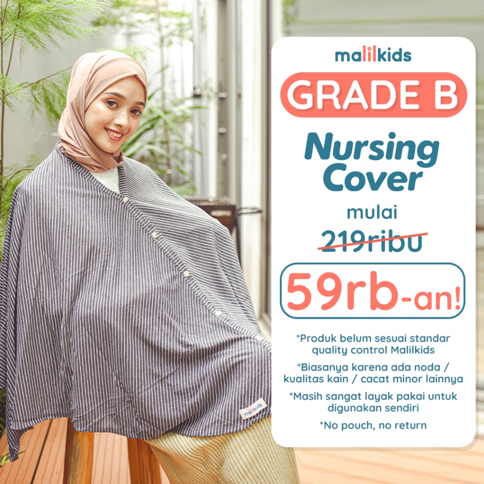 ElegantW2i2H (Grade B) Malilkids Nursing Cover & Celana Hamil