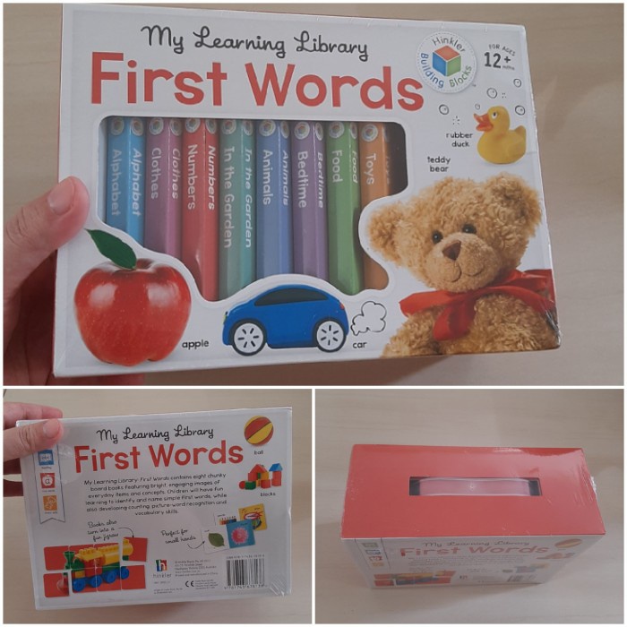 PROMO MY LEARNING LIBRARY FIRST WORD 8 BOARD BOOK TERBARU