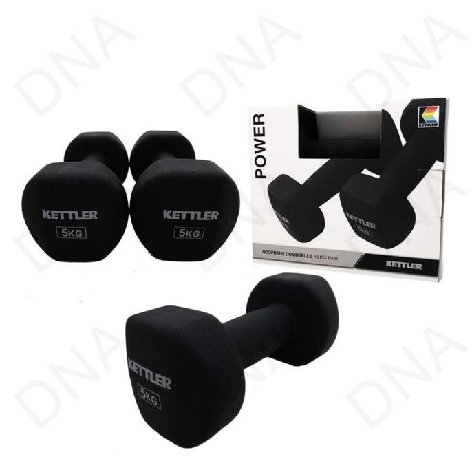 Dumbell Neoprene 10KG/PAIR / Barbel (2 x 5KG) KETTLER - ORIGINAL