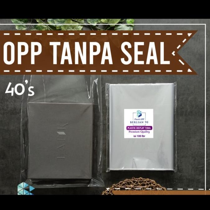 ```````] Plastik Opp Kaca Double Seal 18,4x30 Plastik Opp tanpa Lem 40s Micron