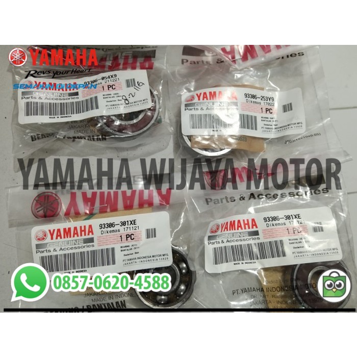 Bearing Set Gearbox CVT Yamaha Mio-J Mio GT Original Genuine
