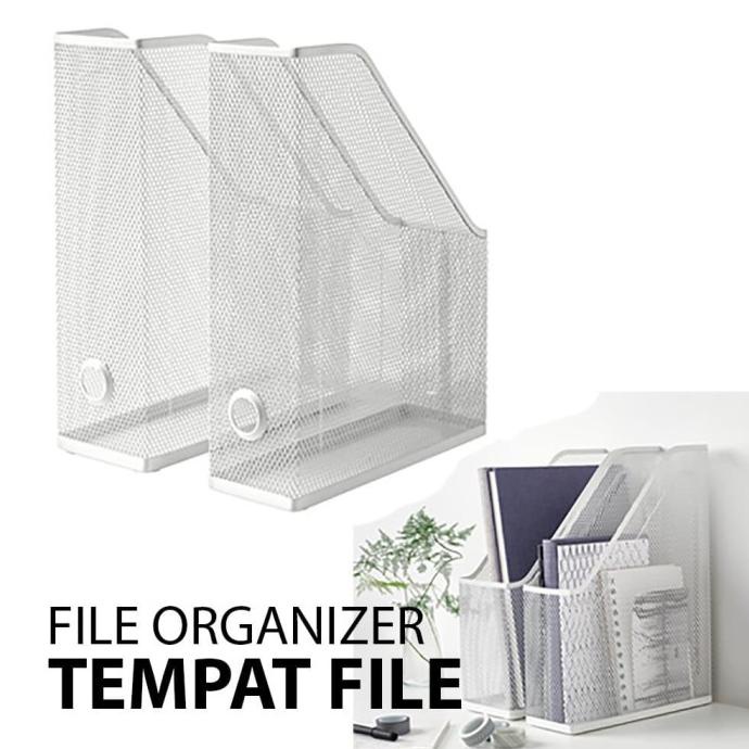 

Box File Tempat Majalah Organizer Baja set isi 2 Dokument