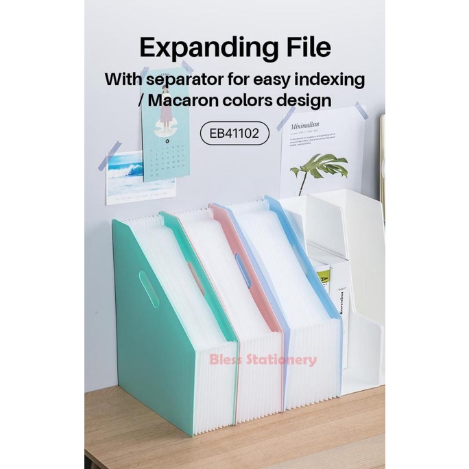

Deli Box file Standing file Binder box Magazine file - 41102
