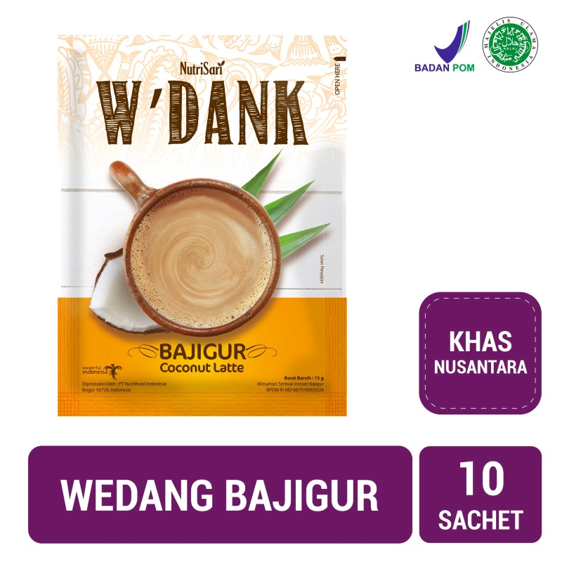 W'Dank Bajigur 4 sachet