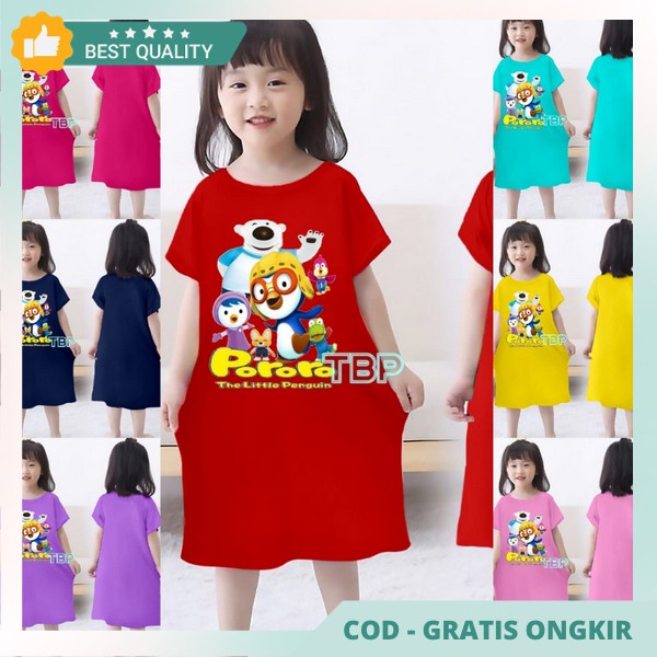Dres Snak Motif Lucu 1-10 Tahun Daster Terbaru 2023 Tunik Anaj Kecil Drwss Premium Kids Baju Terusan