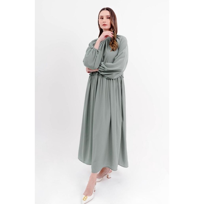 Benang Jarum - Ravina Maxi Dress - Sage