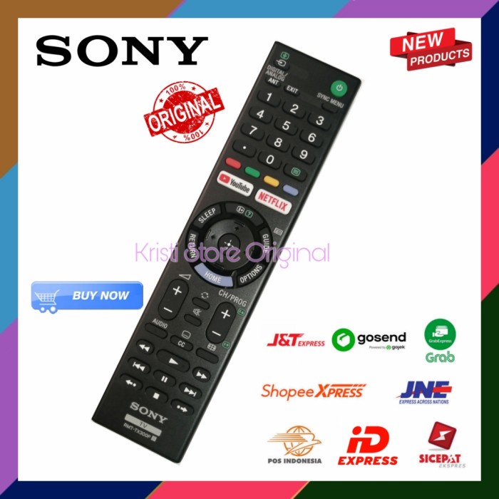 Terlaris Remote Sony Tv Seri Rmt Tx300P Original Best Seller