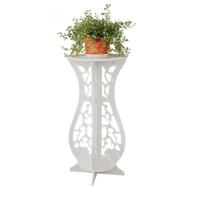 Meja tempat vas bunga hias hiasan ruang tamu hidup plastik